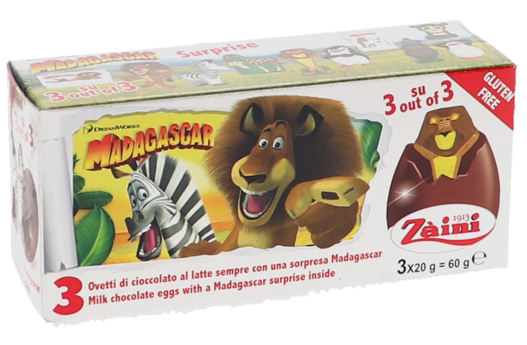 Godisägg Madagascar 3-pack - 16% rabatt