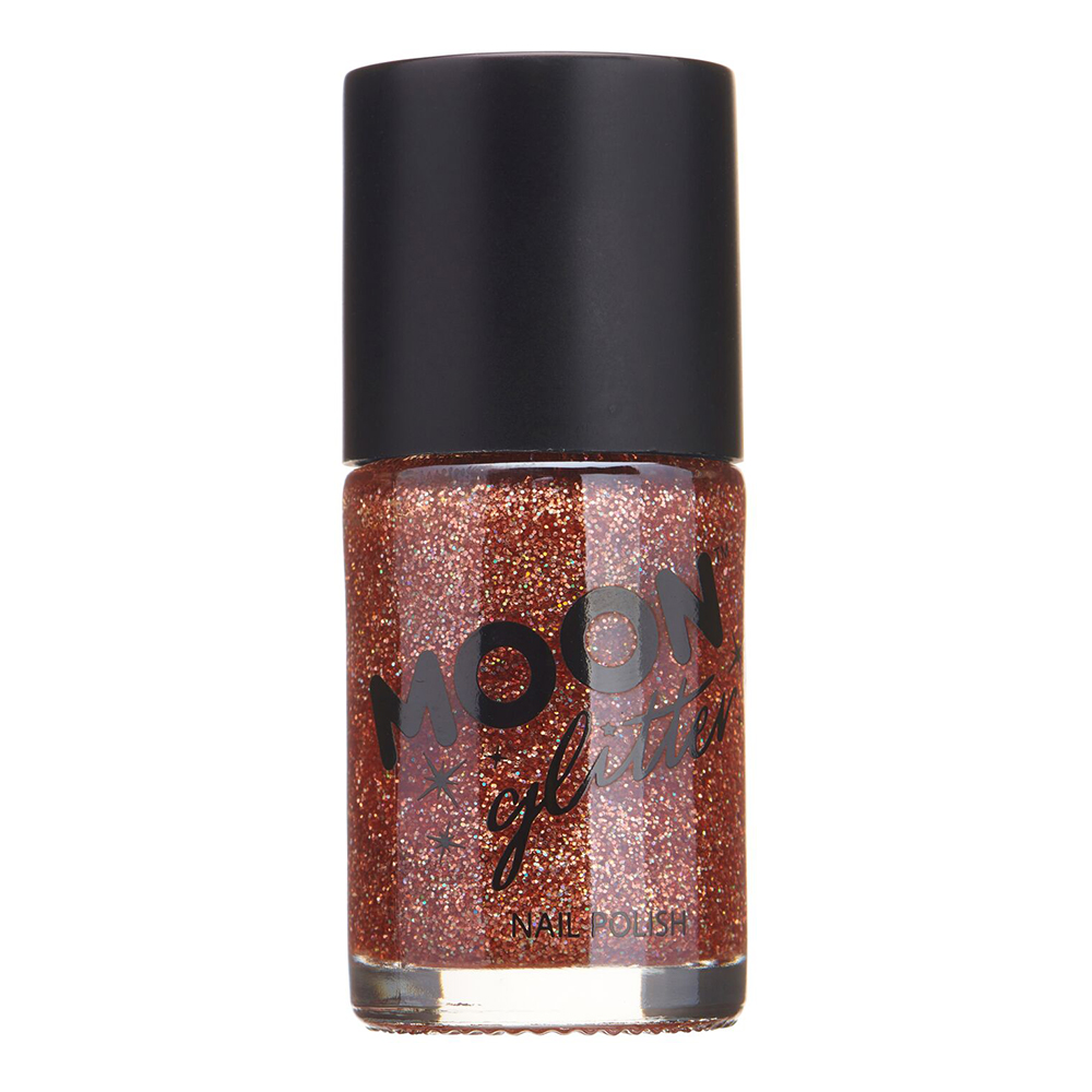 Moon Creations Glitter Nagellack - Roséguld