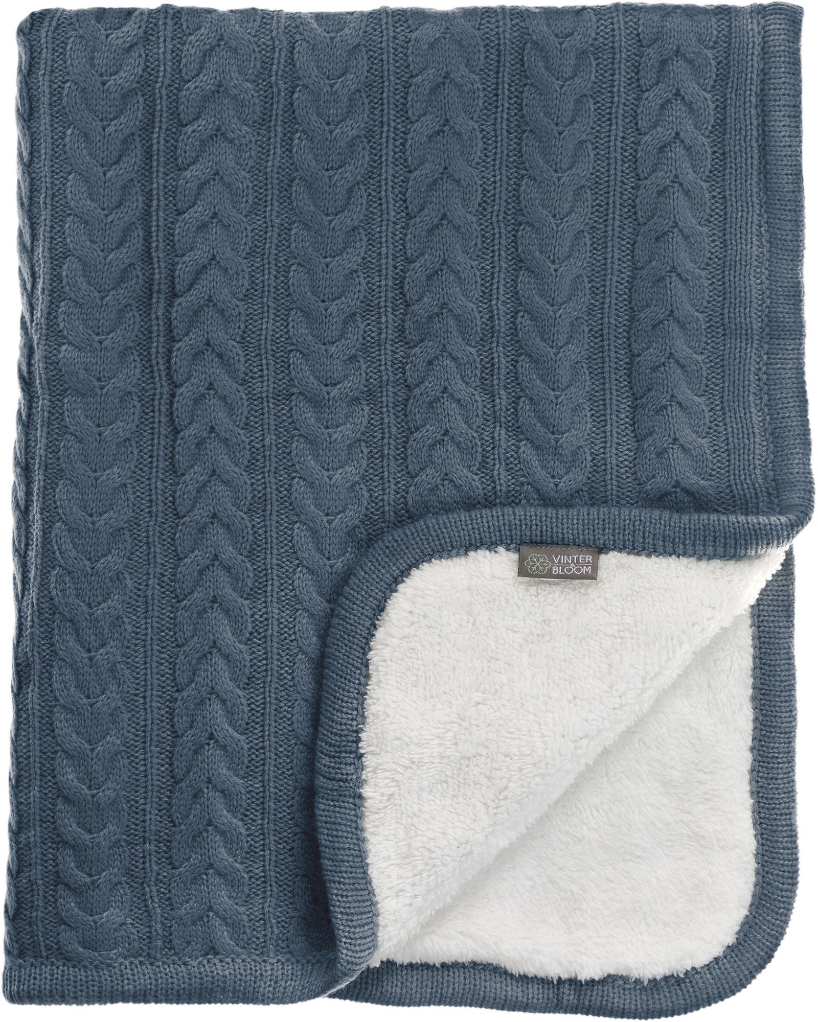 Vinter & Bloom Filt Cuddly, Storm Blue
