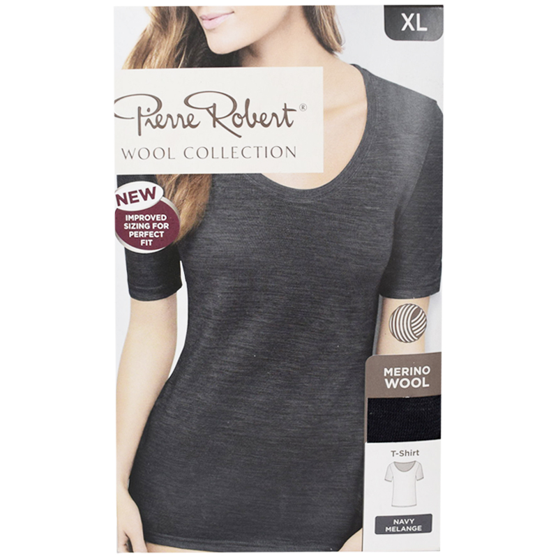 T-shirt "Navy Melange" Extra Large - 54% rabatt