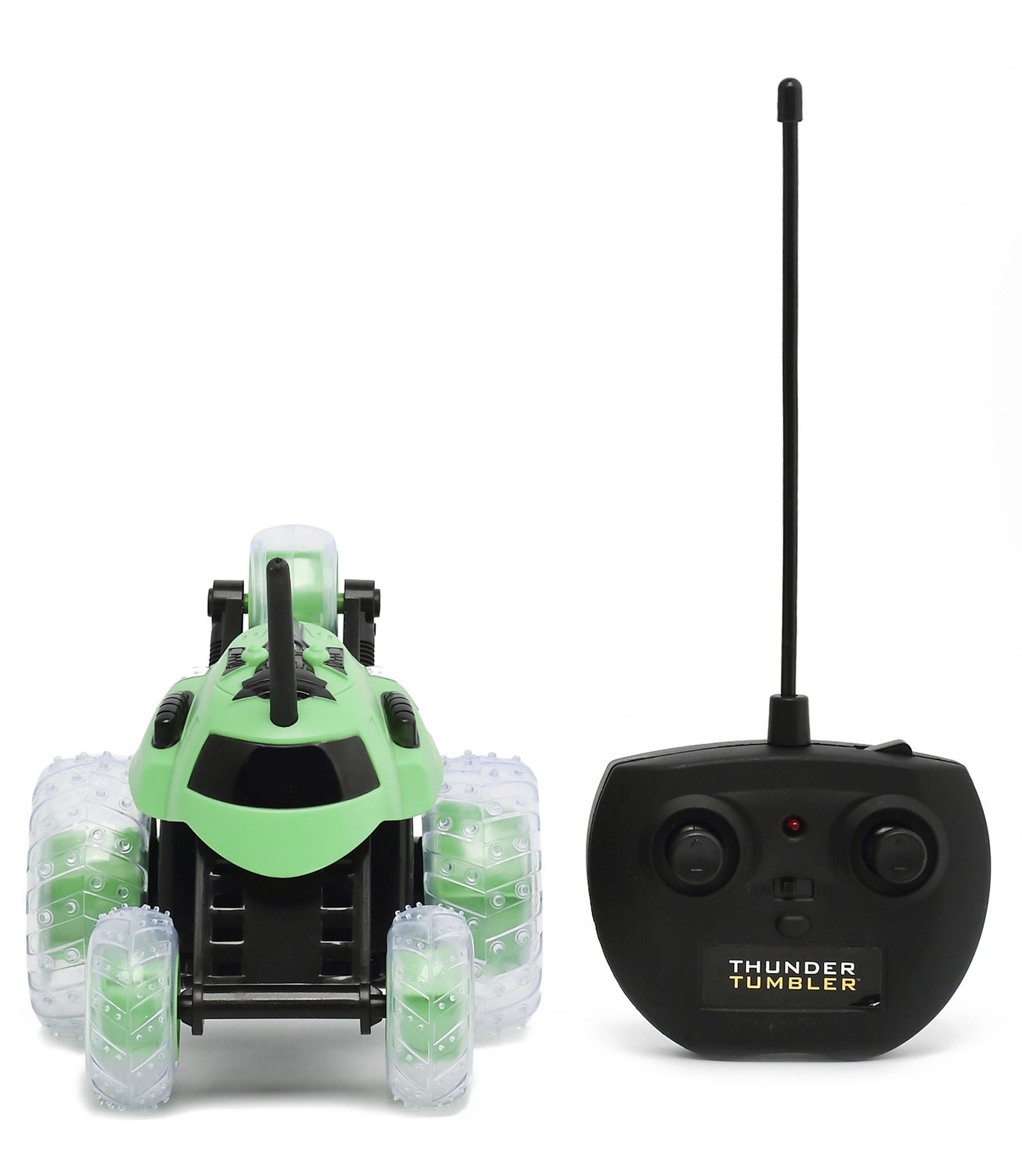 Sharper Image RC Thunder Tumble Spinning Car Grön