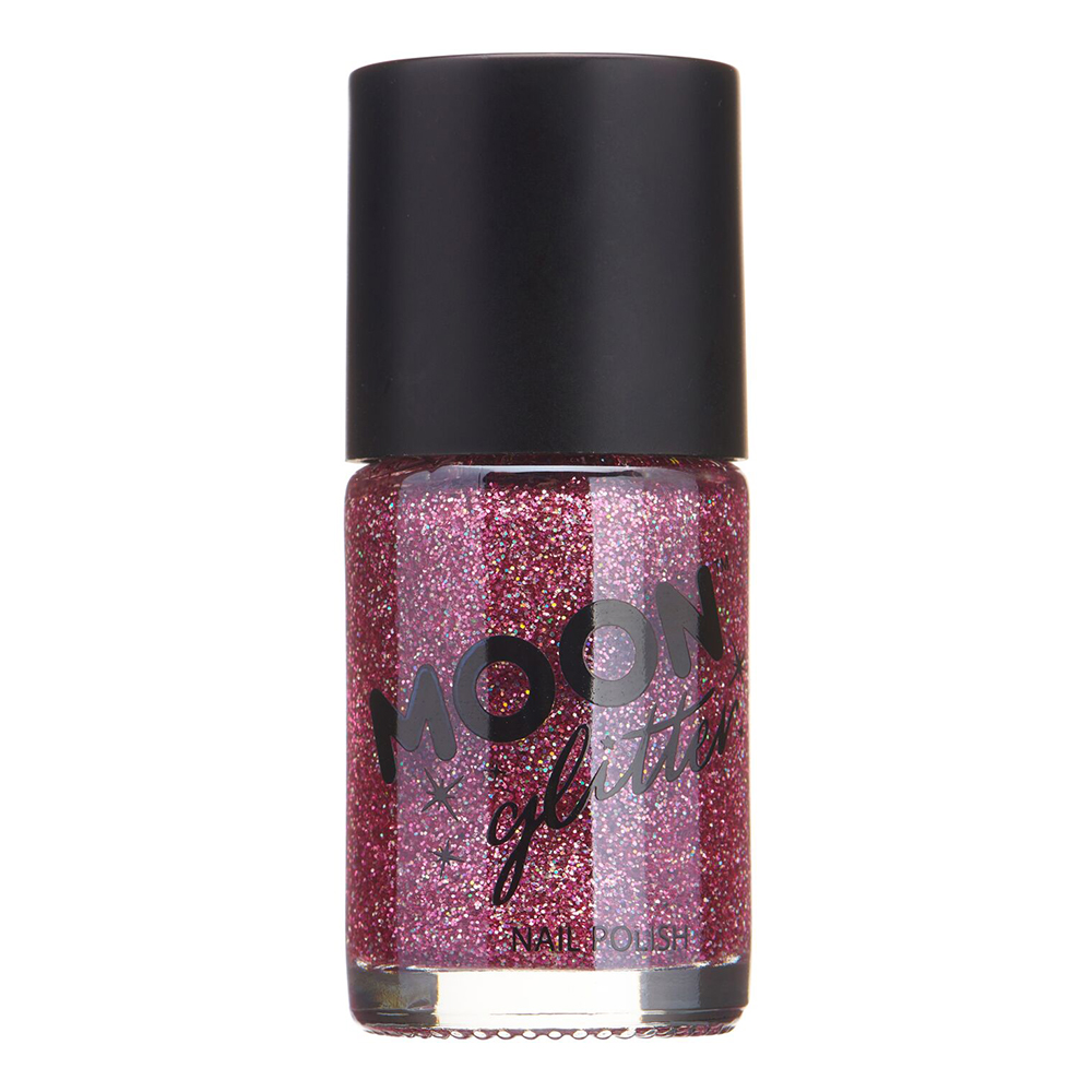 Moon Creations Glitter Nagellack - Rosa
