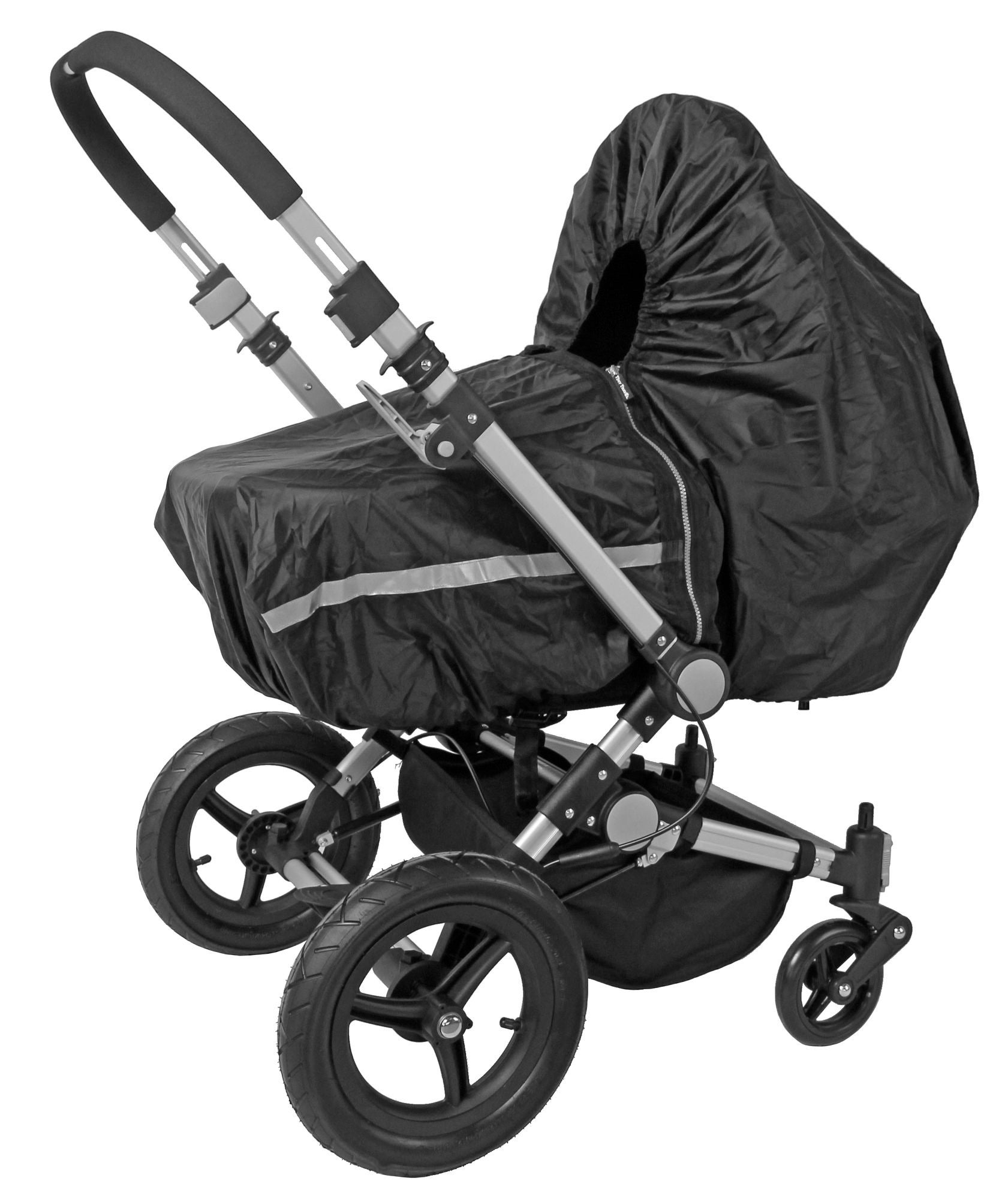 Tiny Travel Regnskydd Barnvagn Liten Liggdel