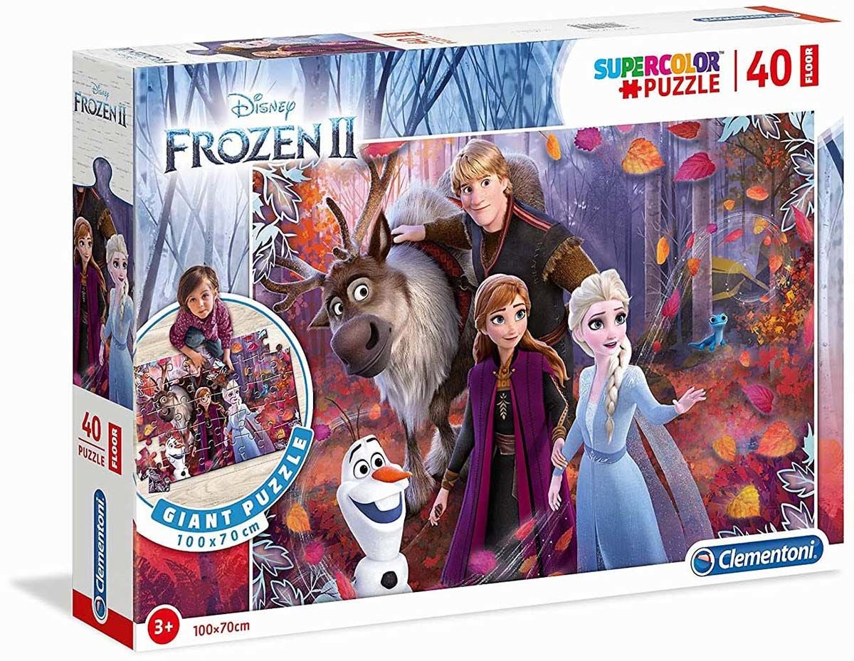 Disney Frozen 2 Golvpussel 40 Bitar