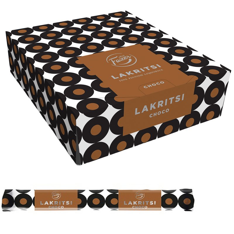Hel Låda Lakritsstänger "Choco" 30 x 20g - 61% rabatt