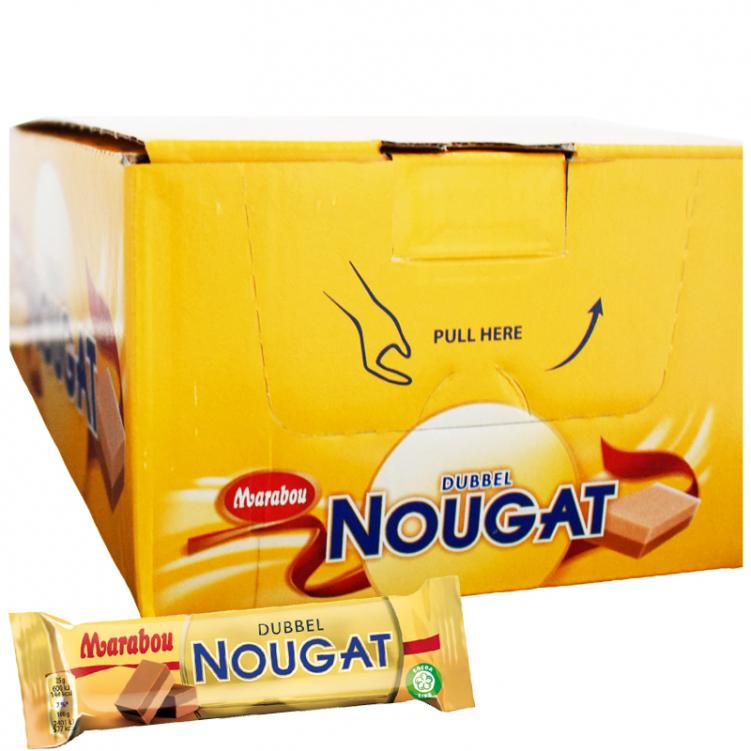 Hel Låda Godis Dubbel Nougat 42 x 50g - 29% rabatt