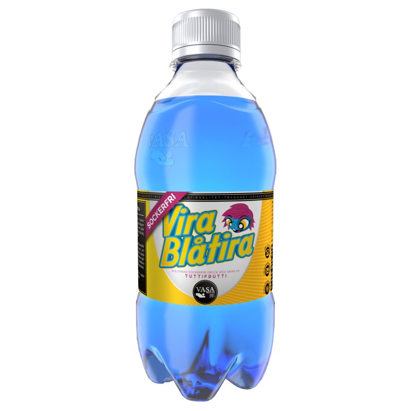 Läsk "Vira Blåtira Sockerfri" 33cl - 44% rabatt