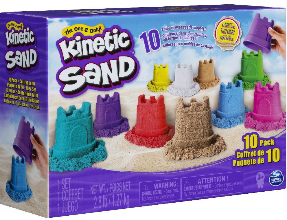 Kinetic Sand Castle 10 Pack