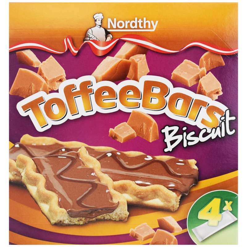 Kex "Toffee Bars" 4 x 25g - 63% rabatt