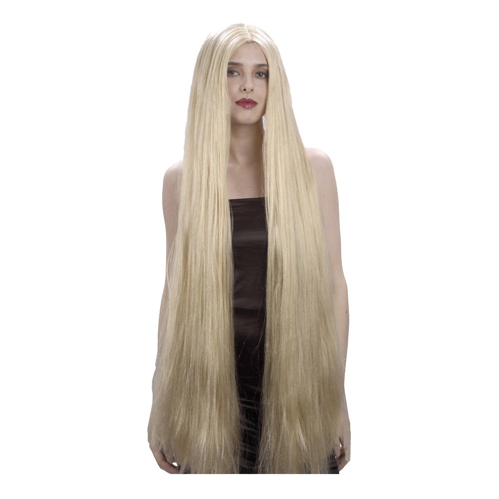 Blond Extra lång Peruk - One size