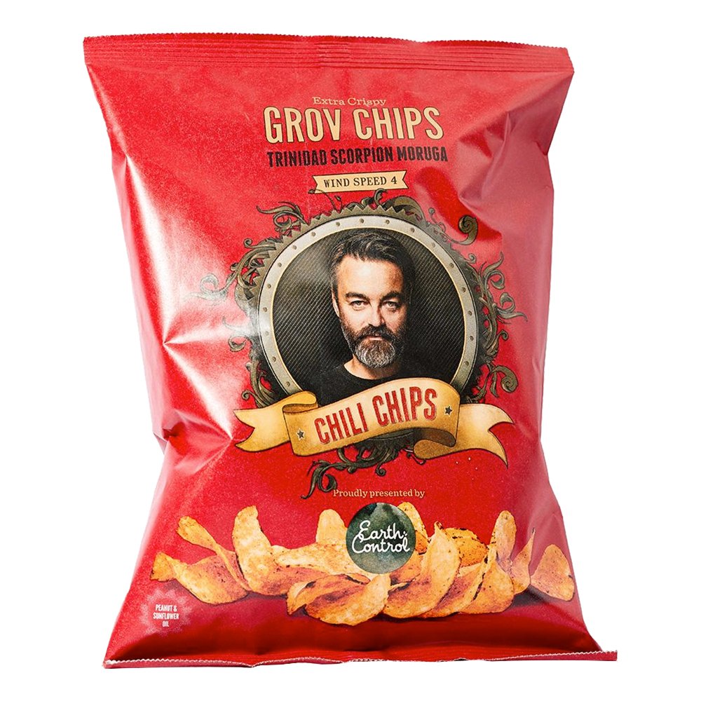 Chili Klaus Chips - Vindstyrka 4