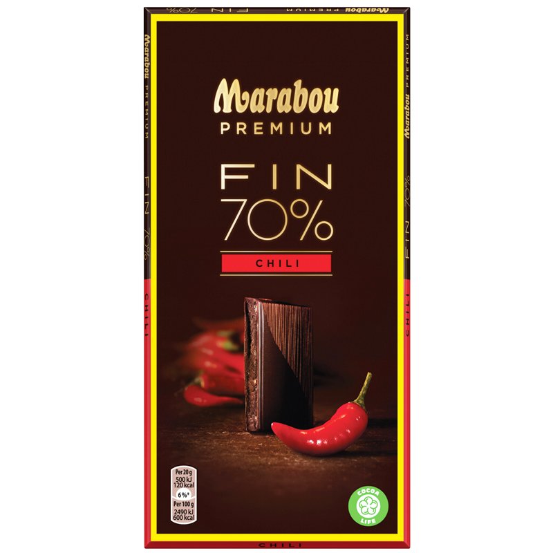Mörk Choklad "Chili" 100g - 37% rabatt