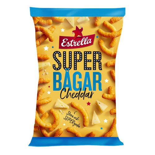 Estrella Superbågar Cheddar - 175 gram