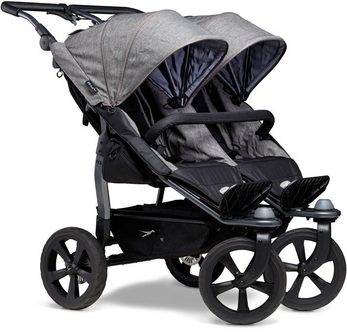 TFK Duo Sport Eco Syskonvagn, Premium Grey