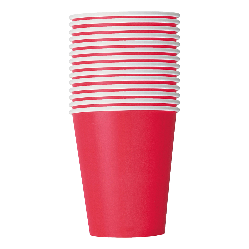 Pappersmuggar Röda - 14-pack