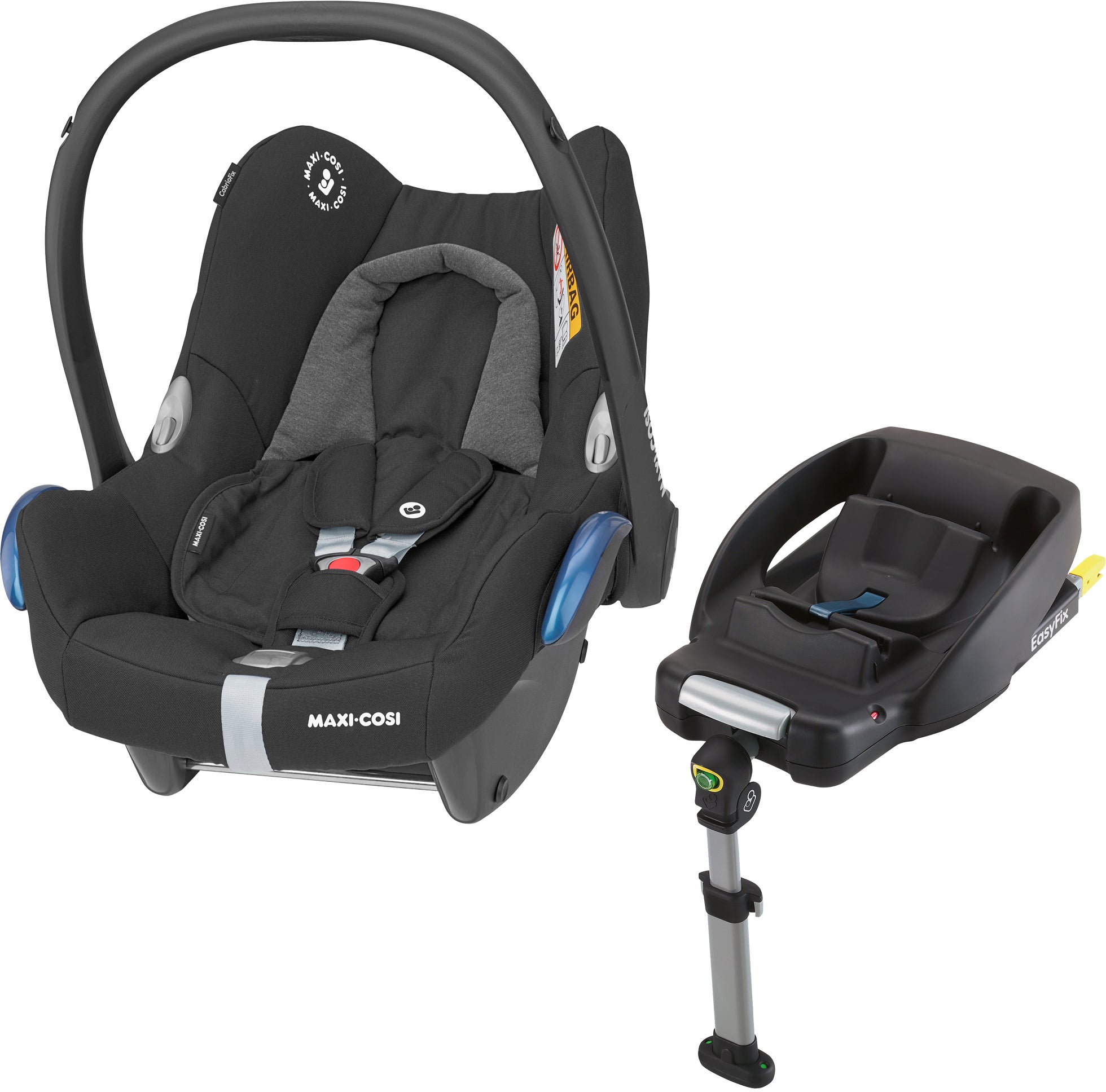 Maxi-Cosi CabrioFix Babyskydd Inkl. EasyFix Bas, Essential Black