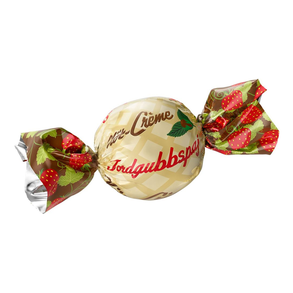 Nöt-Créme Jordgubbspaj Pralin Storpack - 2,4 kg