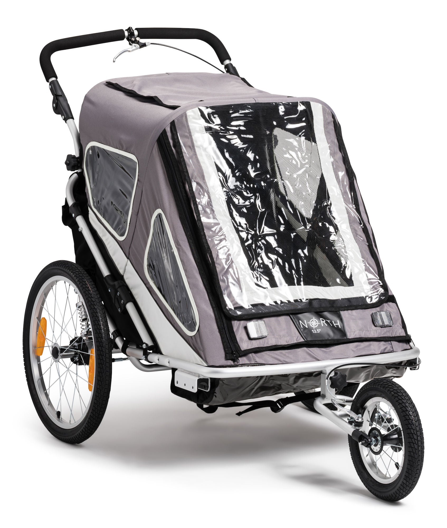 North 13.5 Speeder 2 Cykelvagn, Grey