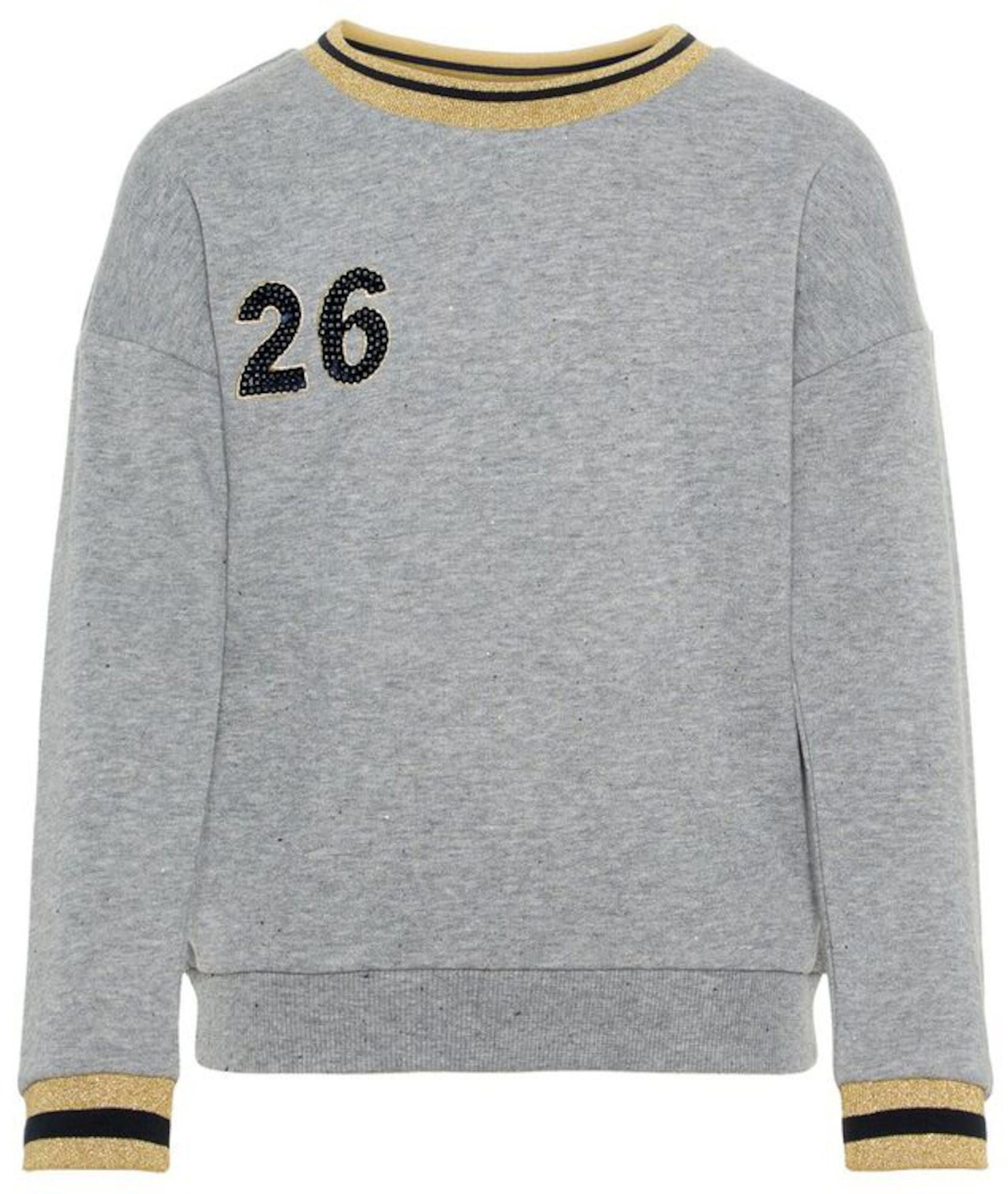 Name it Sweatshirt, Grey Melange 122/128