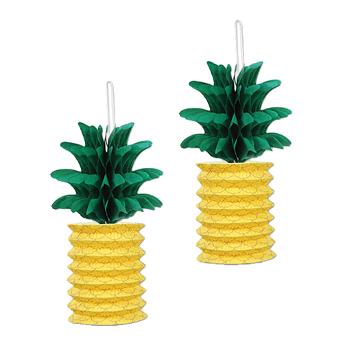 Papperslyktor Ananas - 2-pack