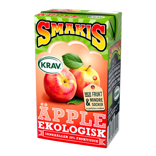 Smakis Äpple Ekologisk - 25 cl