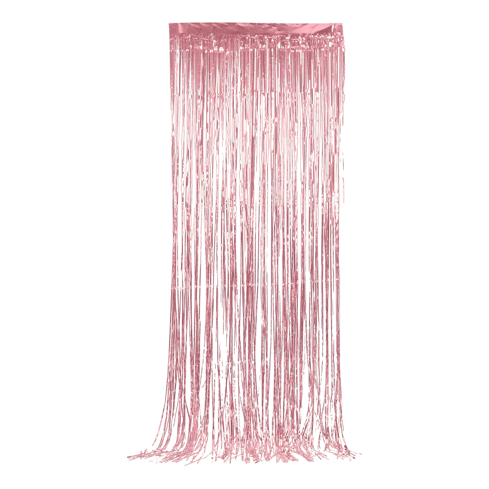 Glitterdraperi - Roséguld