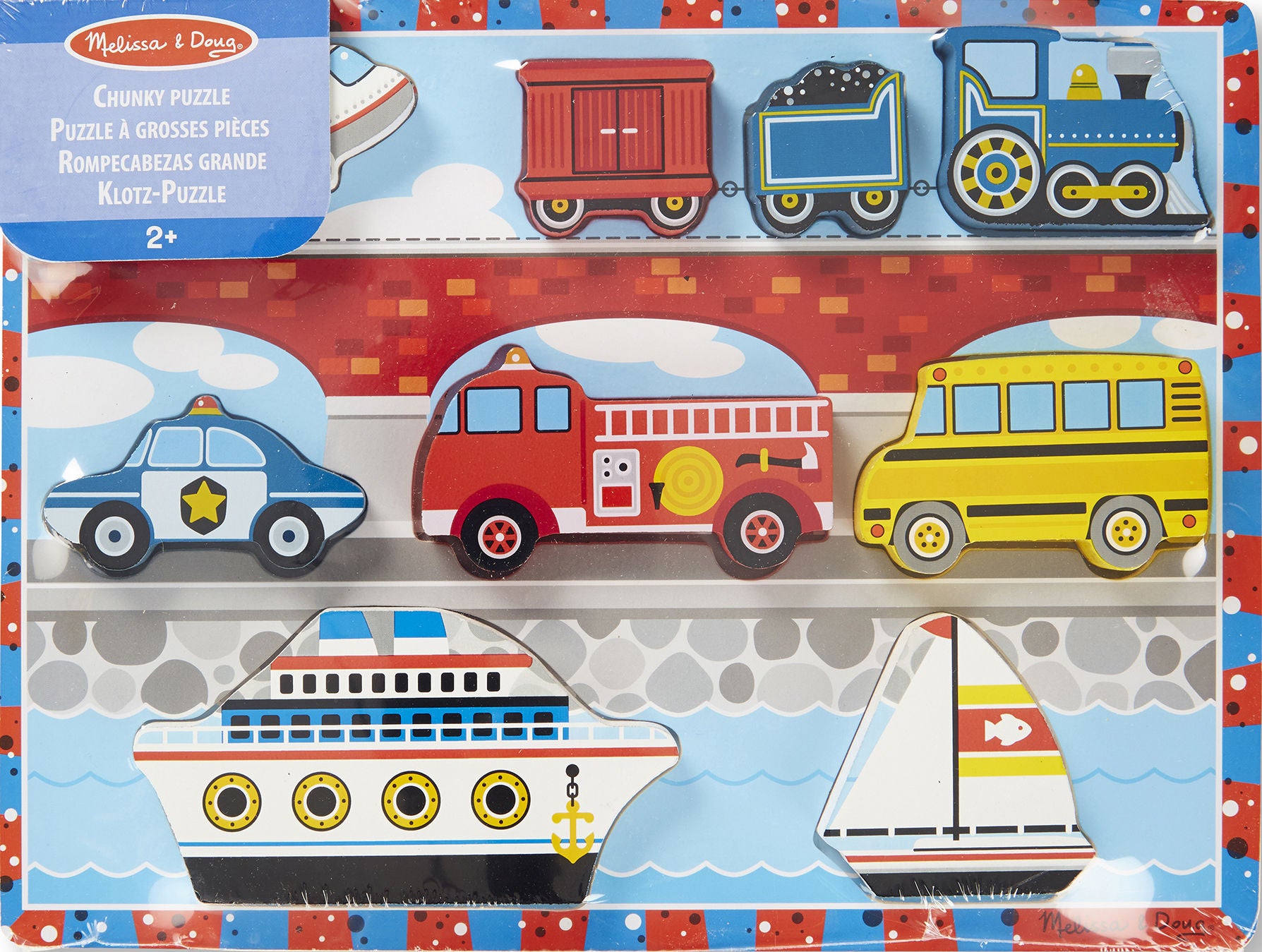 Melissa & Doug Pussel Bilar