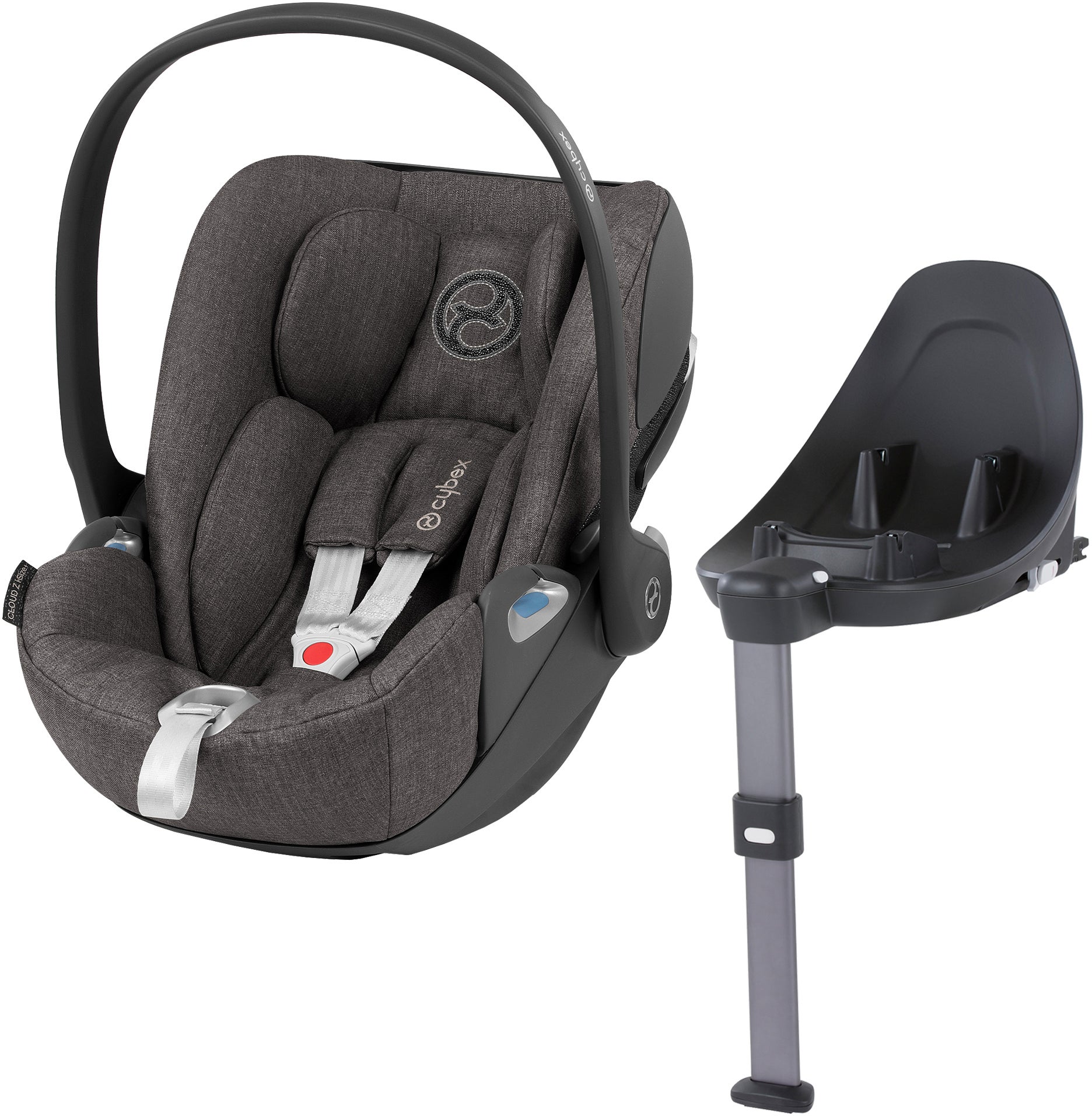 Cybex Cloud Z i-Size Plus Babyskydd Inkl. Z Bas, Soho Grey