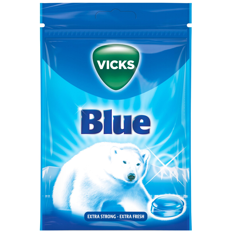 Pastiller "Blue Extra Strong" 72g - 9% rabatt