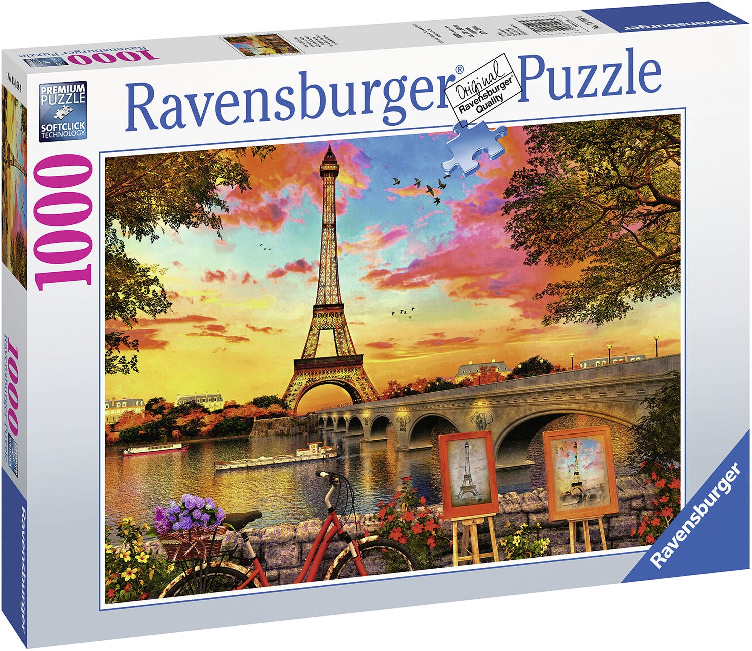 Ravensburger Pussel The Seine Paris 1000 Bitar
