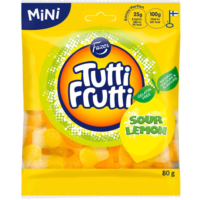 Tutti Frutti Sour Lemon - 47% rabatt