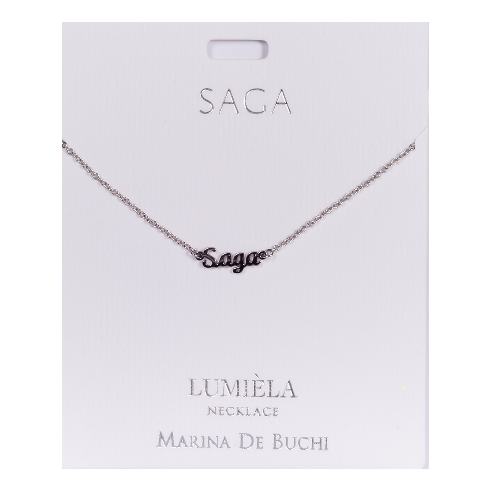 Namnhalsband Silver - Saga