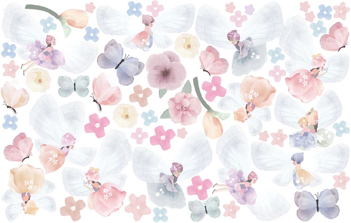 Schmooks Wallsticker Extra Fairy Garden