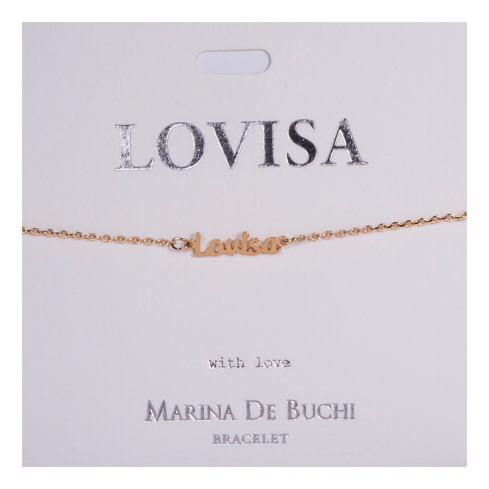 Namnarmband Guld - Lovisa