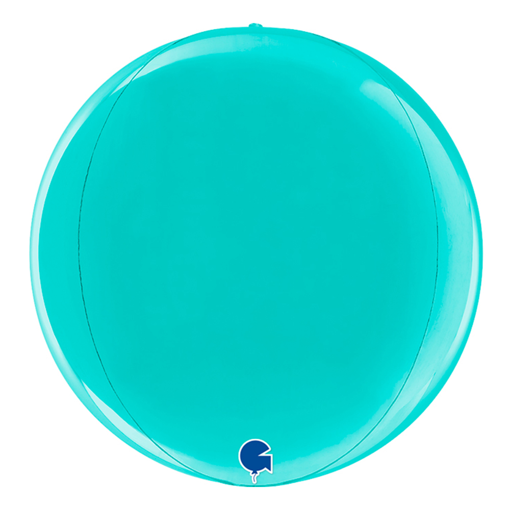 Folieballong Globe Rund Tiffany - 1-pack