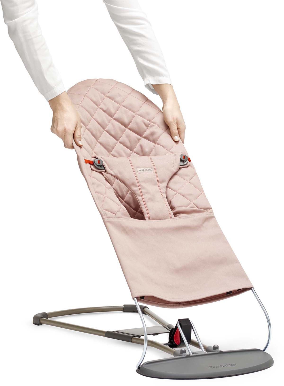 BabyBjörn Tygsits till Babysitter Cotton, Antikrosa