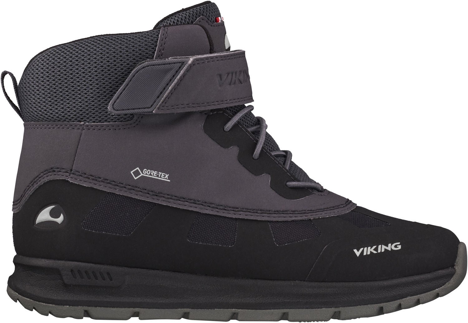 Viking Ted GTX Vinterkänga, Black/Charcoal, 28