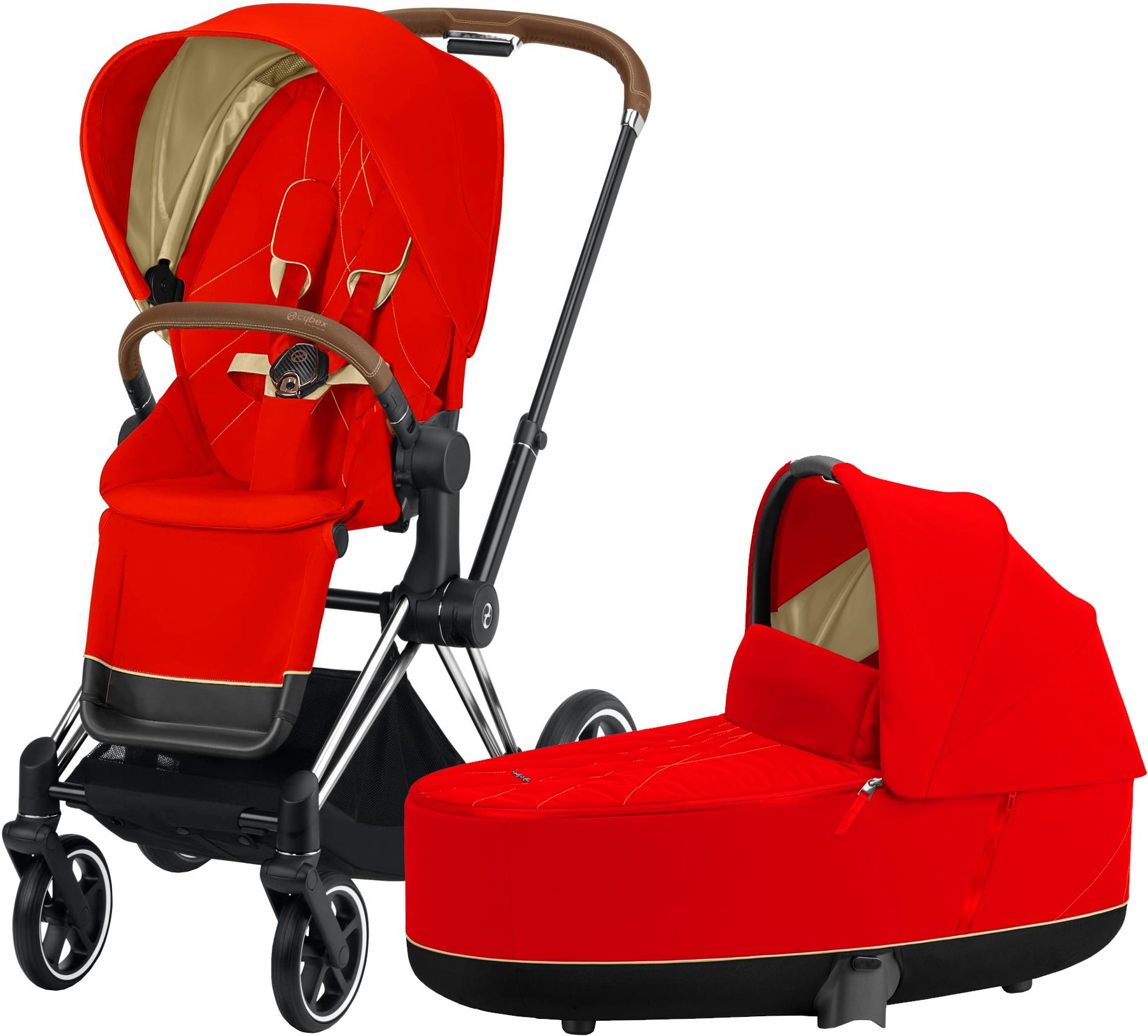Cybex Priam Duovagn, Autumn Gold/Chrome Brown