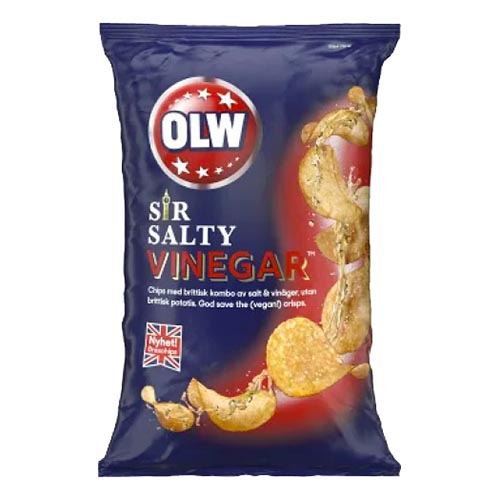 OLW Salty Vinegar Chips - 175 gram