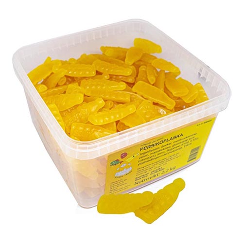 Persikoflaskor Lösvikt i Burk - 2.2 kg