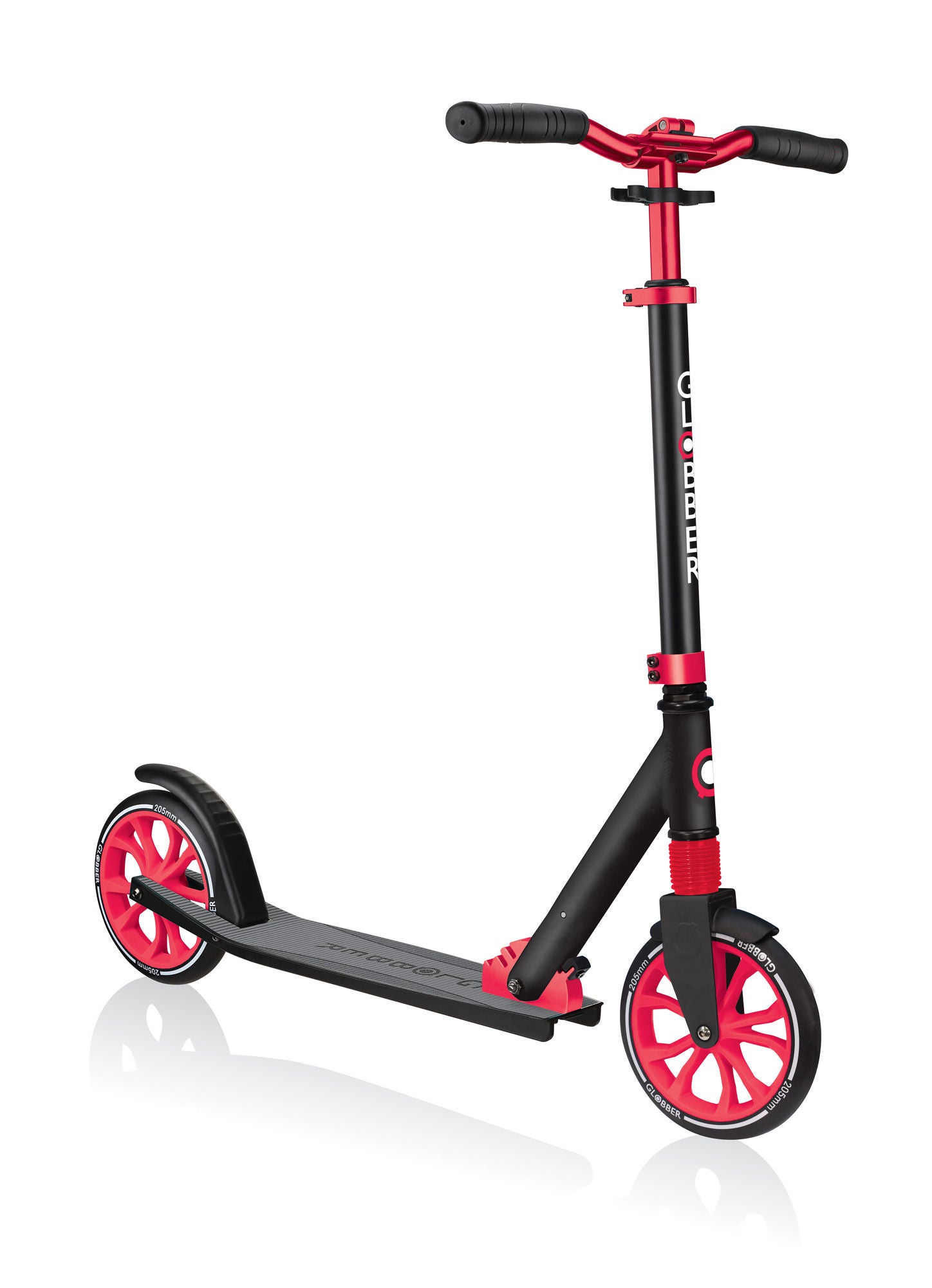 Globber NL Sparkcykel, Svart/Röd