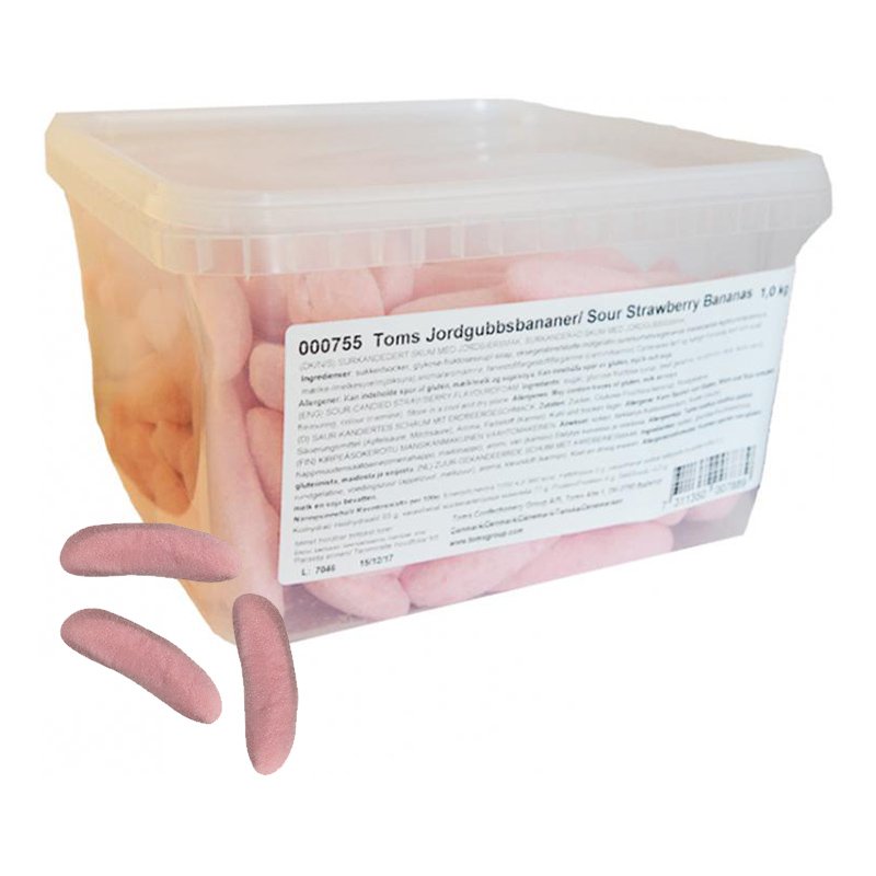 Sura Jordgubbsbananer - 1 kg