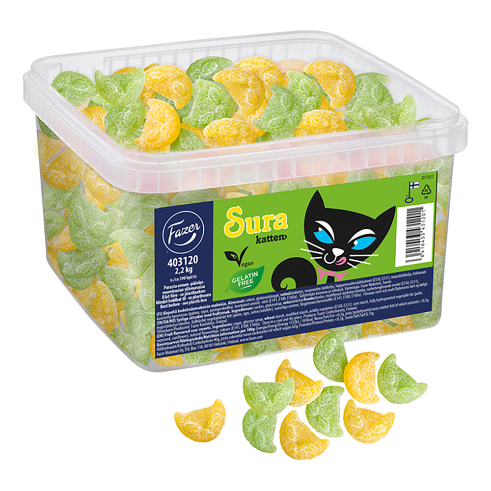 Sura Katten i Burk - 2,2 kg