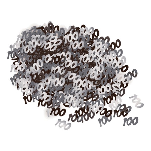 Konfetti Svart/Silver 100 - 14 gram