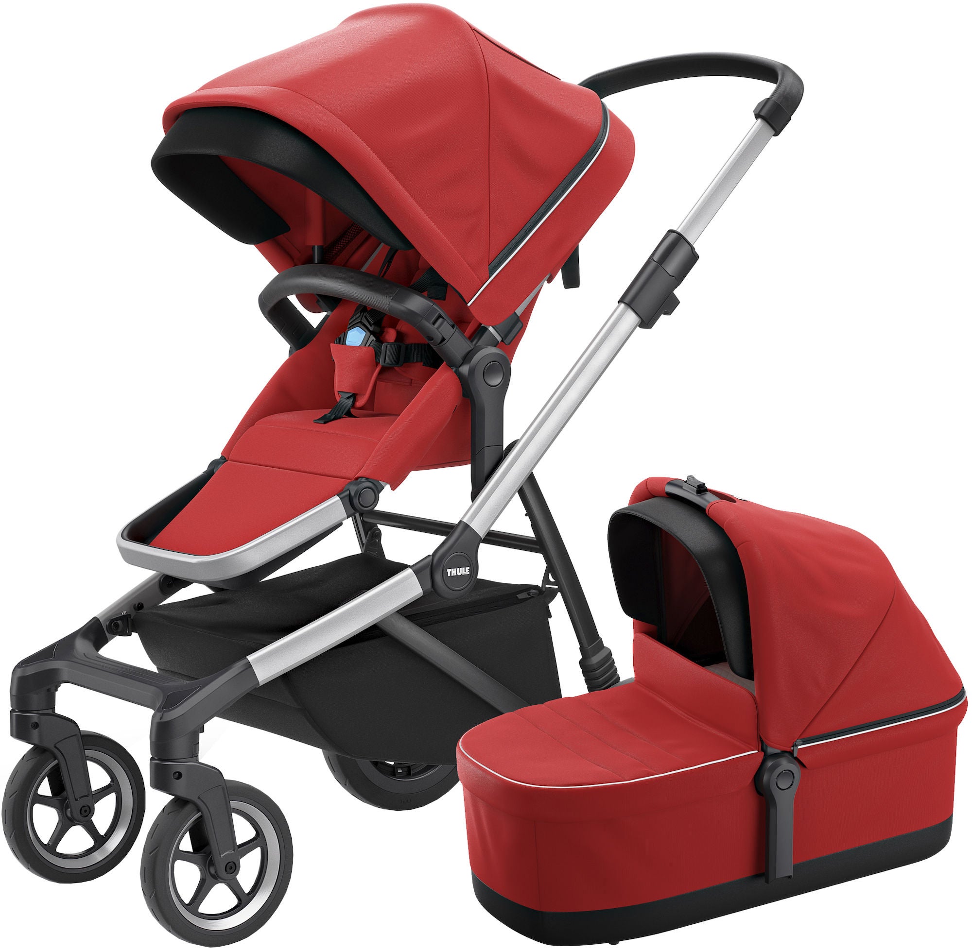 Thule Sleek Duovagn, Energy Red