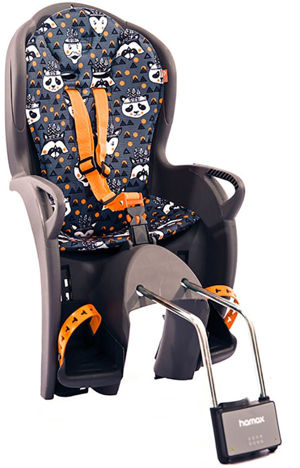 Hamax Kiss Cykelsits, Grey/Orange/White