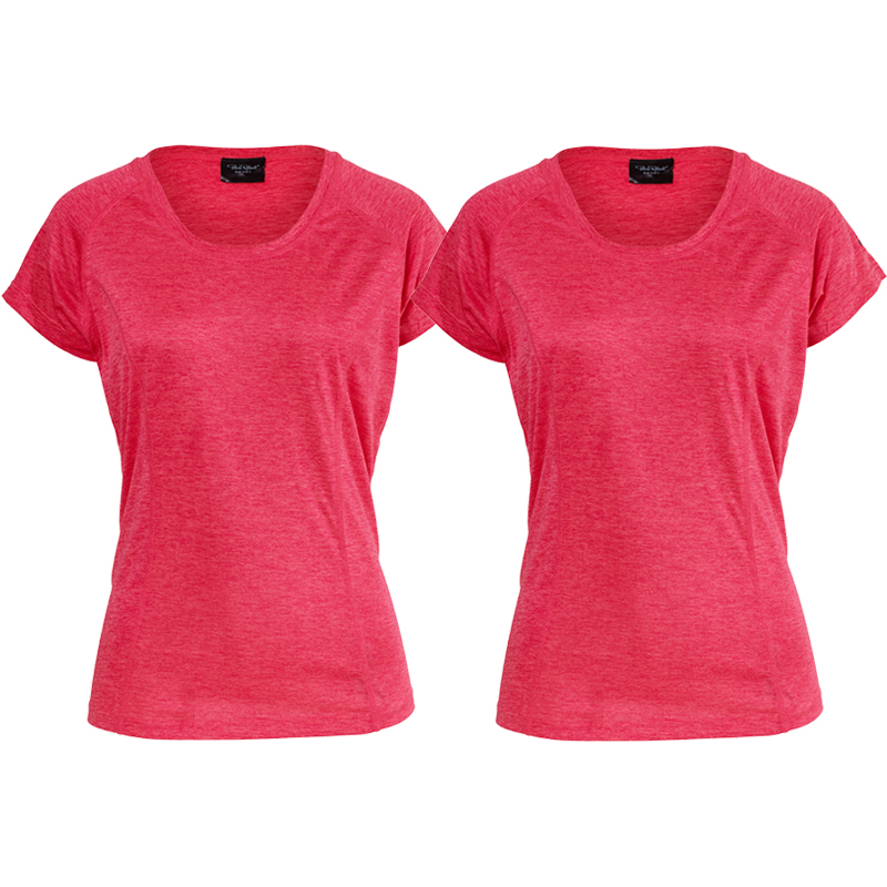 T-shirt "Athletic Fit Rouge Melange" Extra Large 2-pack - 70% rabatt