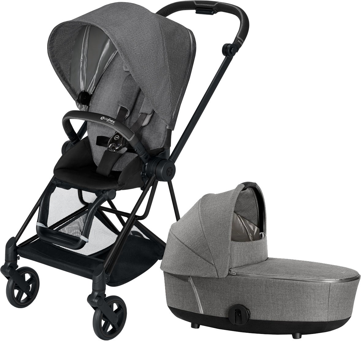 Cybex Mios Duovagn, Manhattan Grey Plus/Matt Black