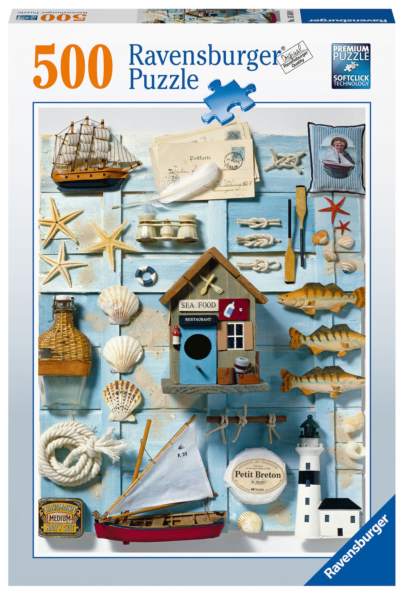 Ravensburger Pussel Maritimstil 500 Bitar