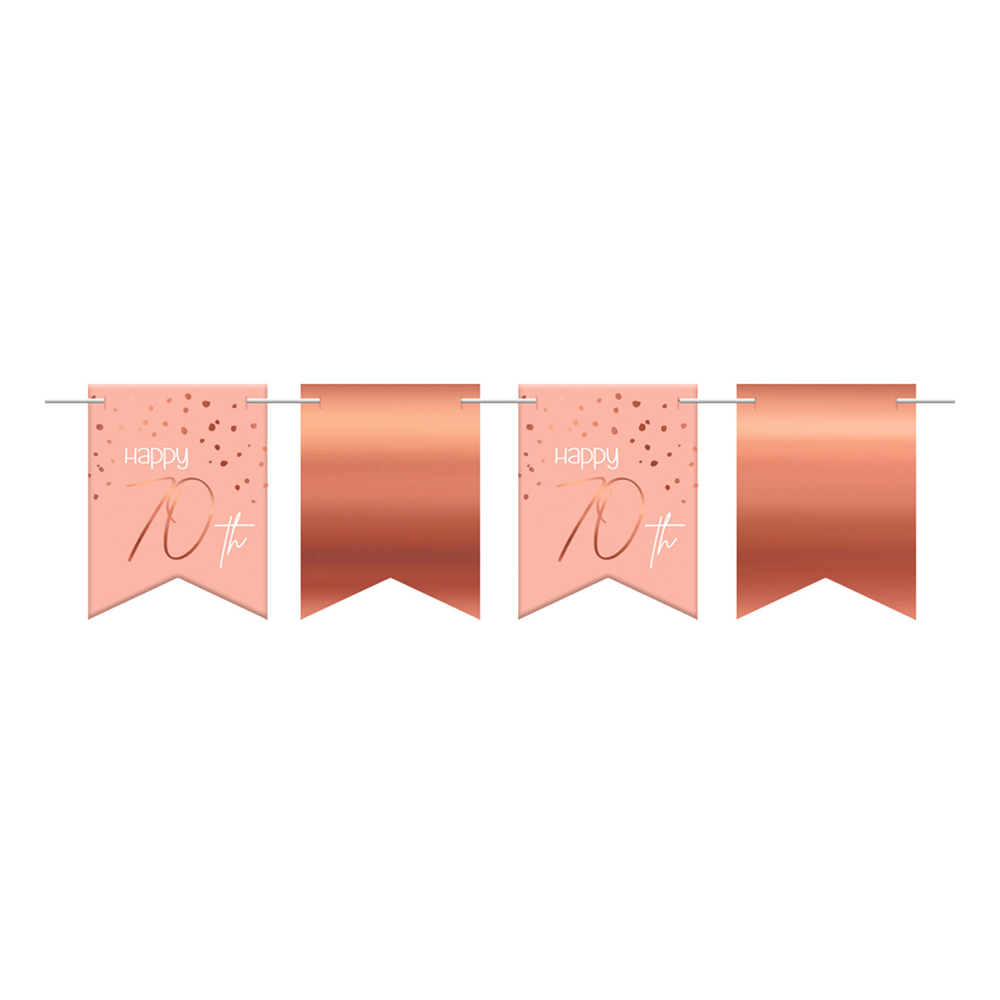 Flaggirlang Happy 70th Lush Blush